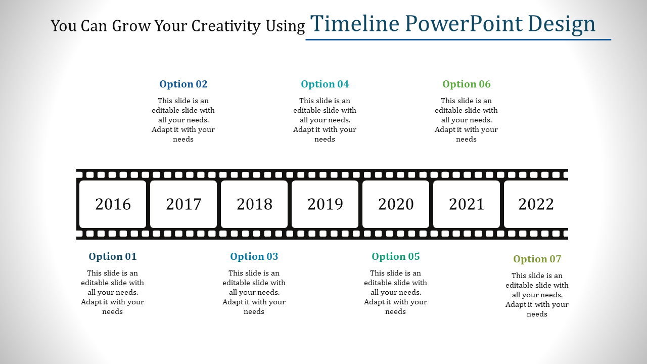 Grab Patterned Timeline PowerPoint Design For  Presentation